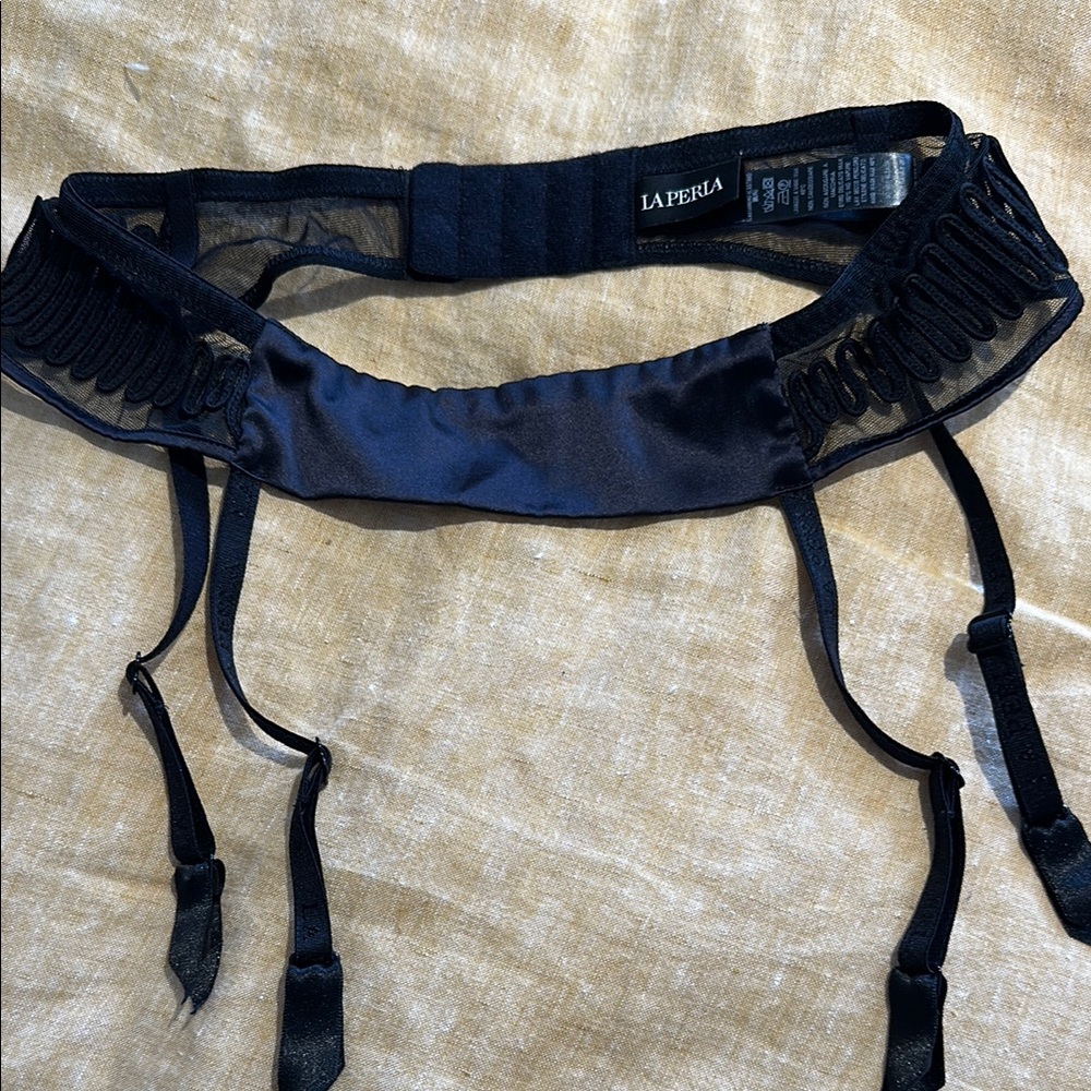 La Perla Black Garter Belt